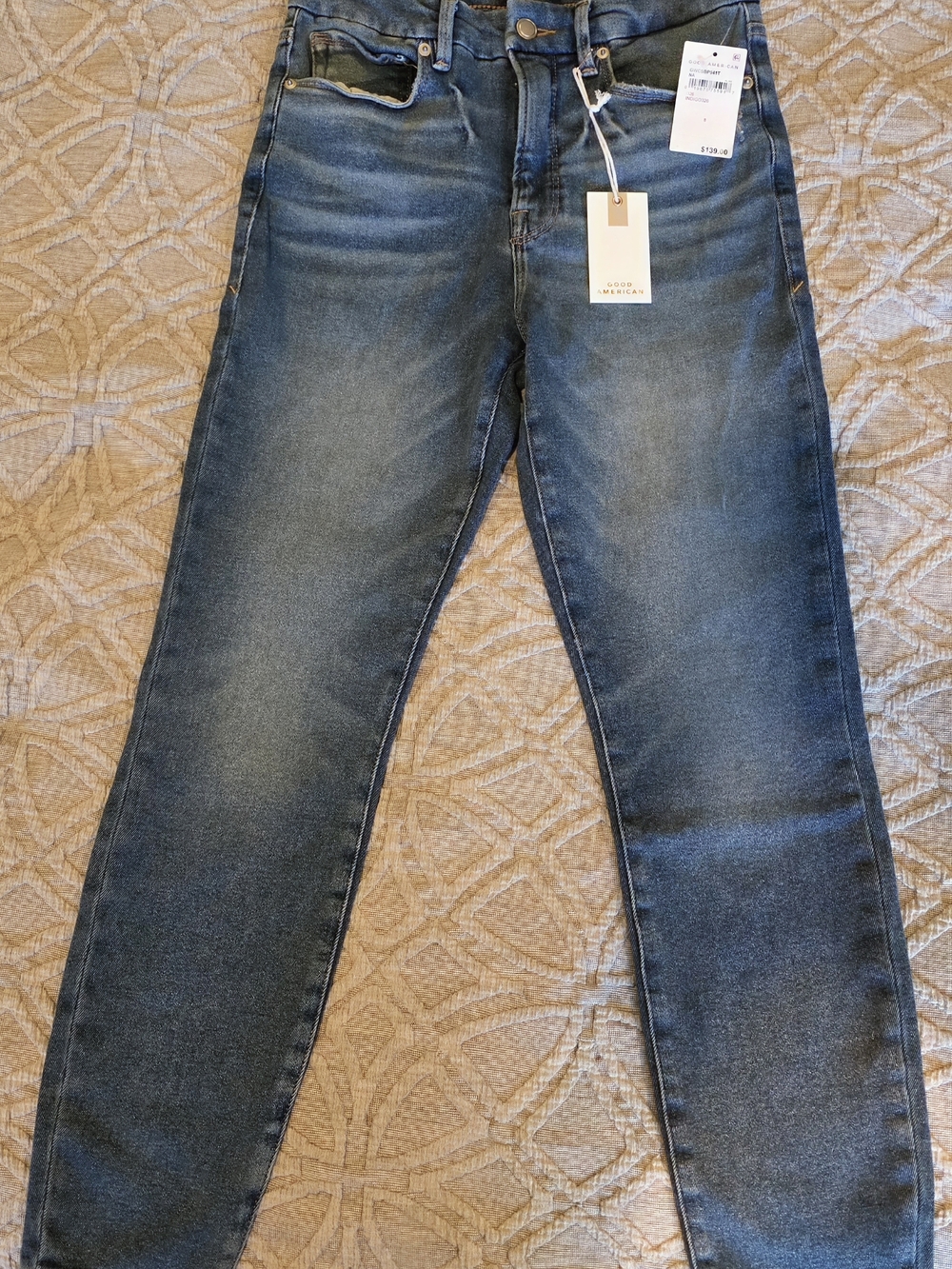 Good American Blue Stretch Denim Jeans